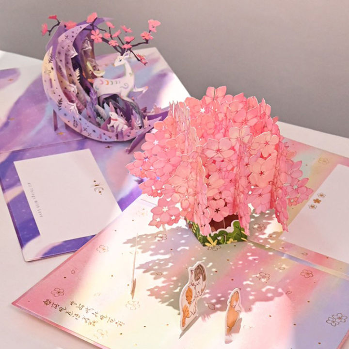 บัตรเชิญงานแต่งงาน3d-บาหลีการ์ดทักทายของขวัญสำหรับวันวาเลนไทน์ครบรอบวันแต่งงานวันเกิดโปสการ์ดปาร์ตี้