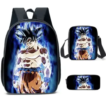 Dragon Ball Son Goku Super Saiyan Backpack Lunch Bag Crossbody Bag
