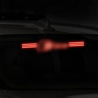 Car High Brake Light Decoration Sticker Projection Board For Audi A4 B9 A6 C8 2016-2021 Car Styling Modification Accessories