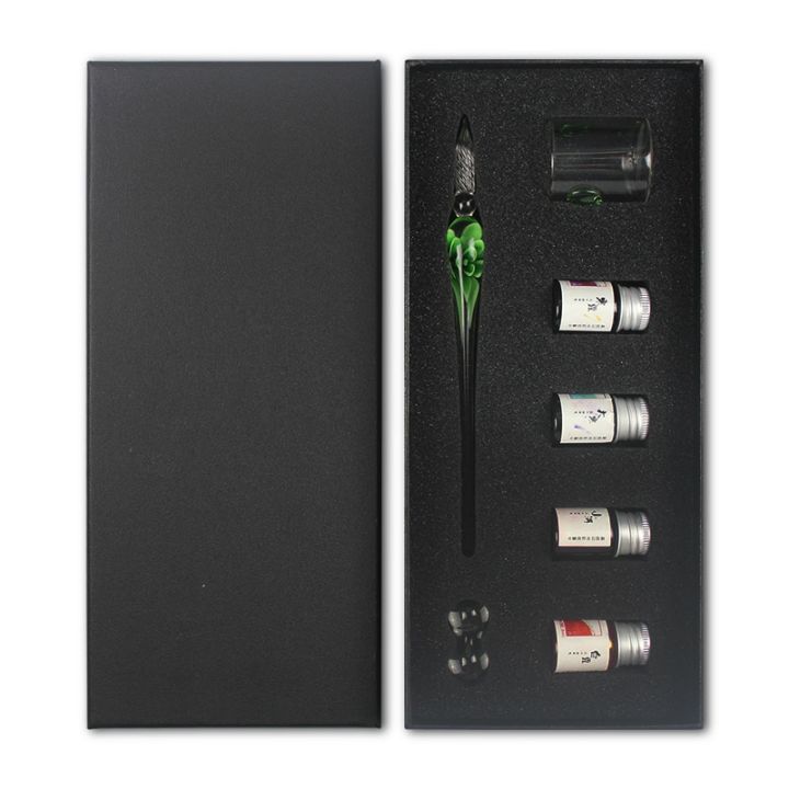 creative-crystal-glass-dip-pen-art-font-crystal-gel-fountain-pen-set-exquisite-gift-box-art-supplies-offices-school-stationery