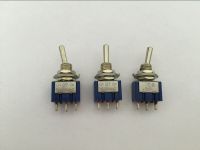 5PCS Mini 6A 125VAC SPDT MTS-103 3-Pin ON-OFF-ON Toggle Switches Practic Electrical Circuitry  Parts