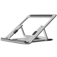 Portable Height Adjustable Folding Laptop Stand,Aluminum Stand Compatible with MacBook Pro/Air Any Laptops