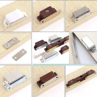 Stainless steel Door Stop Closer Stoppers Damper Buffer Magnet Cabinet Catches For Wardrobe Hardware Furniture Fittings Door Hardware Locks