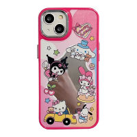 เคสซิลิโคนนิ่มลายการ์ตูน Hello Kitty My Melody เคสโทรศัพท์มือถือลาย Pochacco Kuromi สำหรับ iPhone 14 Pro Max 13 Pro Max Max ฝาหลังสำหรับ iPhone 12 Pro Max 11