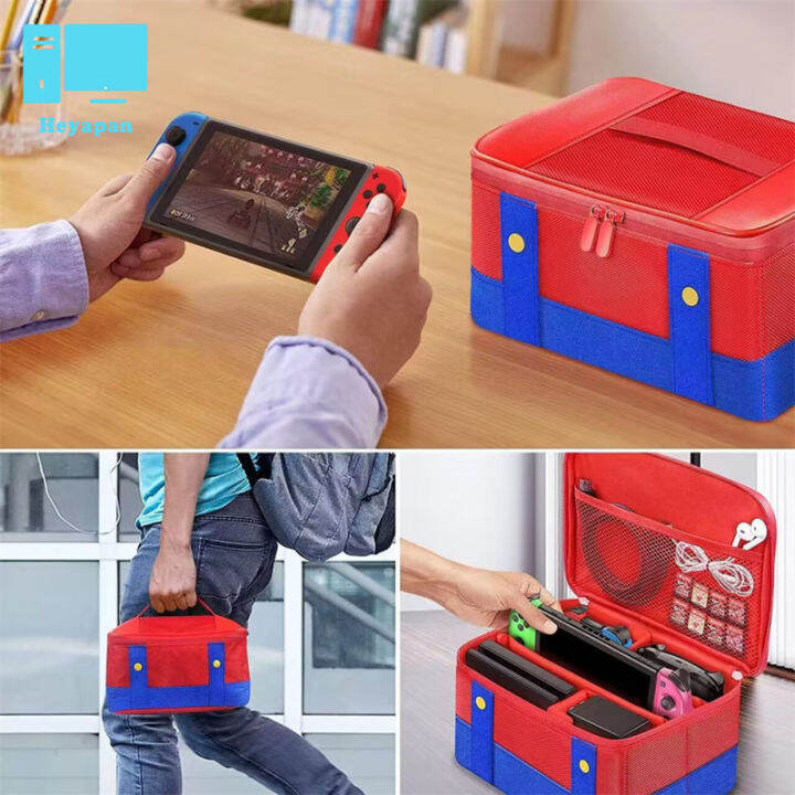 กระเป๋าใส่เคสป้องกันกระเป๋าเปลือกแข็งสำหรับ-nintendo-switch-host-switch-oled