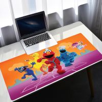 Sesame Street Mouse Pad แผ่นรองเมาส์สำหรับเล่นเกม แผ่นรองเมาส์ความเร็ว แผ่นรองเมาส์สำหรับเดสก์ท็อป แผ่นรองเมาส์สำหรับเล่นเกมคีย์บอร์ด พรมอะนิเมะ D