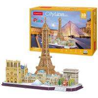 จิ๊กซอว์ 3มิติ เมืองปารีส ฝรั่งเศษ ตัวต่อ 114ชิ้น 3D Puzzle CubicFun CityLine Paris ตัวต่อ3มิติ ของขวัญ วันเกิด ปีใหม่ ส่งเร็ว - Toys Store