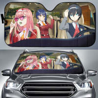 Darling ใน Franxx Hiro Zero Two Ichigo Car Auto Sunshades