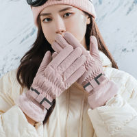 Woman Riding Windproofed Gloves with Durable Skin Feel Surface Rainproof Design for Christmas Thanksgiving Day Gifts