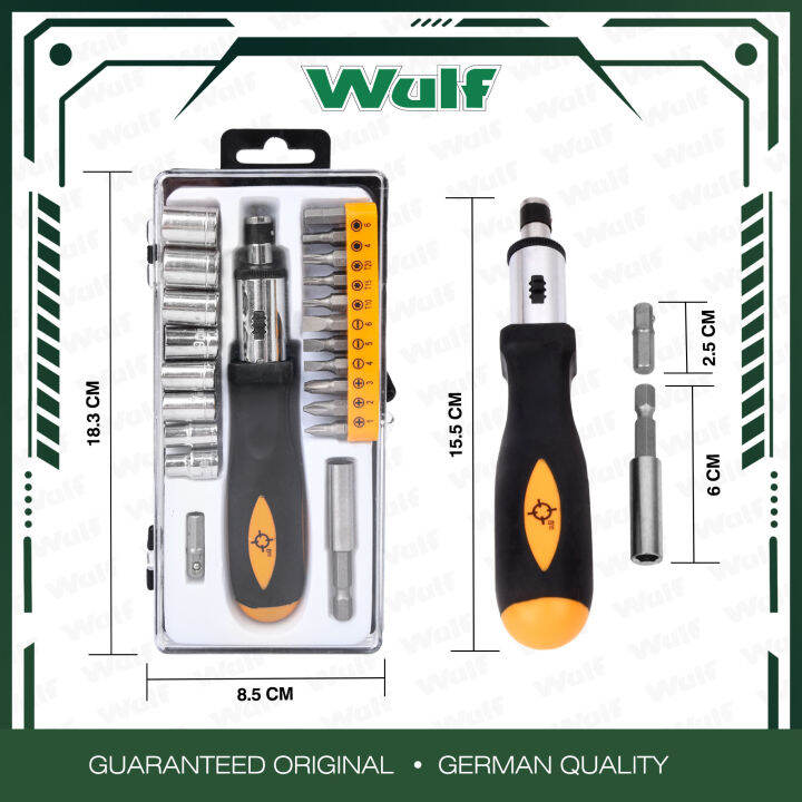 【Clearance Sale 】【BUY 1 TAKE 1, The Same】 WULF Screwdriver Set 23 in 1 For Any Drills