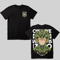 【HOT】（ผู้สร้างดั้งเดิม）เสื้อยืดแฟชั่น Street เสื้อยืดอนิเมะ Onepiece Mecha Roronoa Zoro เสื้อยืดพิมพ์ลาย100%cotton