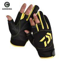 3-Finger Cut Universal ถุงมือตกปลา Breathable Unisex ครีมกันแดดตกปลาถุงมือสำหรับตกปลา