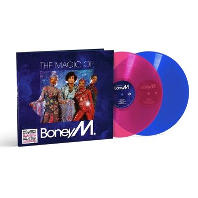 แผ่นเสียง The Magic Of Boney M. (Special Remix Edition) ** Magenta Transparent &amp; Blue  2 x Vinyl แผ่นเสียงมือหนึ่ง ซีล