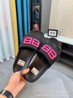 【Original Label】Letter Slippers Womens 23 New Large Slippers Unisex Beach Slippers