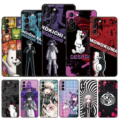 DANGANRONPA Phone Case For Samsung Galaxy S22 Pro S21 S20 FE Ultra S10 Lite S10 S10E S9 S8 Plus Soft TPU Black Cover Phone Cases