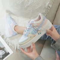 Women Sneakers Blue Pink Cute Lovely Girl Sports Shoes Female Student Tennis Flats Casual Ladies Designer Vulcanize Shoes Mujer