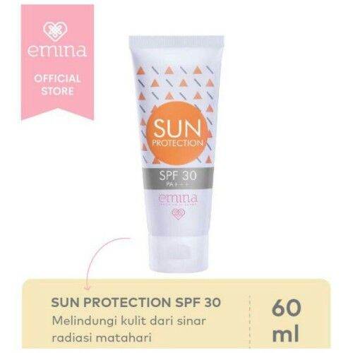 [COD] TERLARIS Sunblock Emina Sun Protection SPF 30 Sunblock Wajah Dan Badan 60 ml