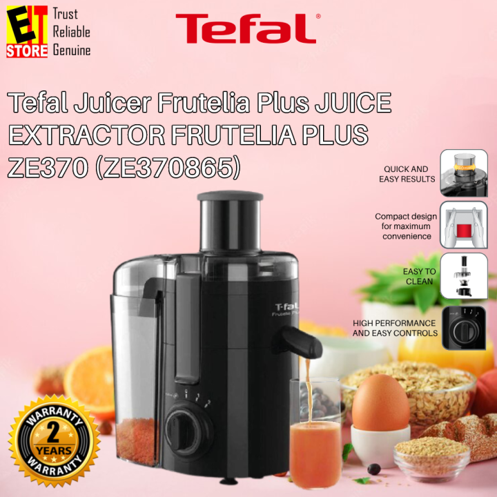 Tefal Juicer Frutelia Plus JUICE EXTRACTOR FRUTELIA PLUS ZE370