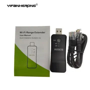 RJ45 Ethernet Bridge Router WiFi Repeater Dongle Cable Adapter