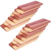 16 Pack Cedar Blocks for Closet,Red Cedar Blocks for Storage, Aromatic Cedar Blocks for Closet and Drawer