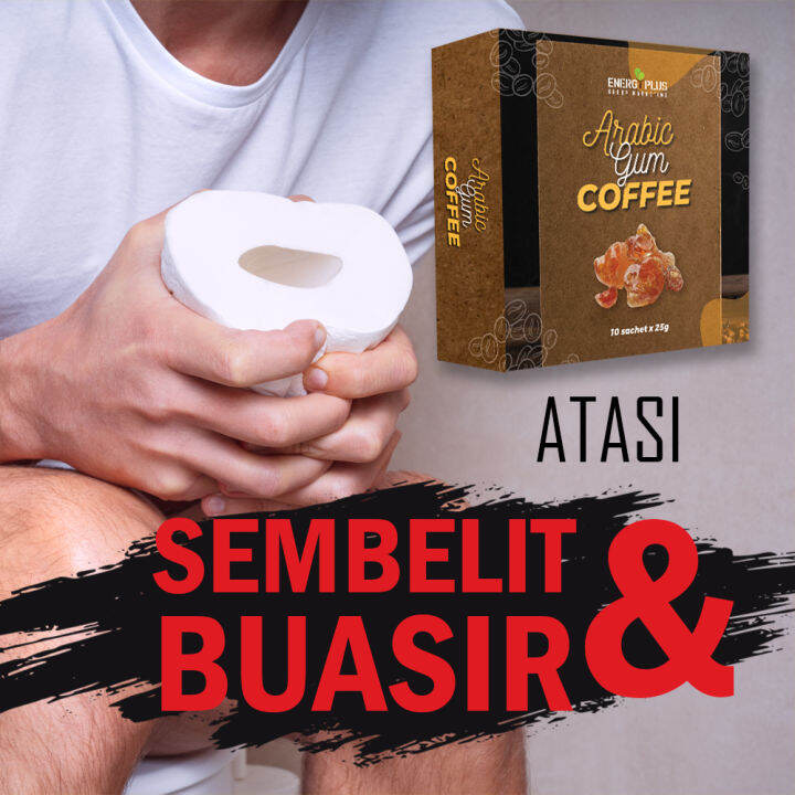 [Readystock] Kopi Arabic Gum (10 sachet) Baik untuk usus Mencegah Kanser Antioksidan
