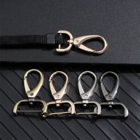 Metal Detachable Snap Hook Trigger Clips Webbing Buckles Leather Strap Buckles Belt Keychain High Quality Pet Leash Hooks Bag Accessories