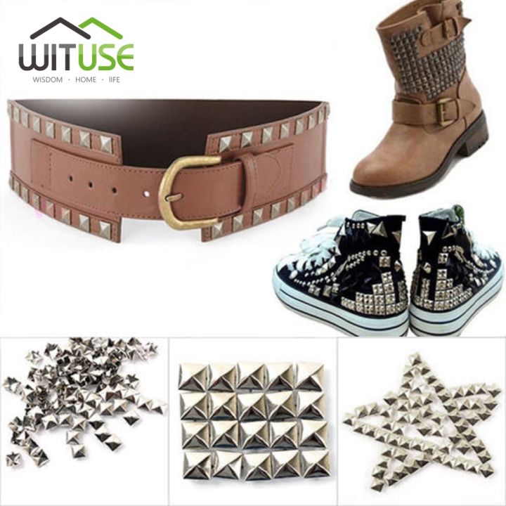 wituse-ใหม่-500ชิ้น10มิลลิเมตรพีระมิดกระดุม-rivets-เข็มพังก์ร็อกกรวย-diy-เข็มหัตถกรรมเสื้อผ้าสำหรับหนังเสื้อผ้ากระเป๋ารองเท้าเข็มขัด