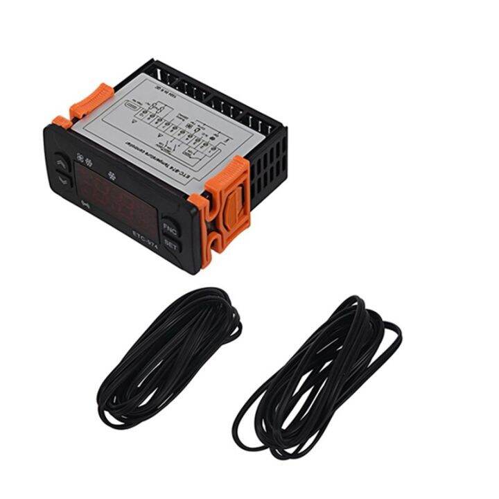 Mini Temperature Controller 【XX】8X ETC-974 Mini Temperature Controller Refrigerator Thermostat ...