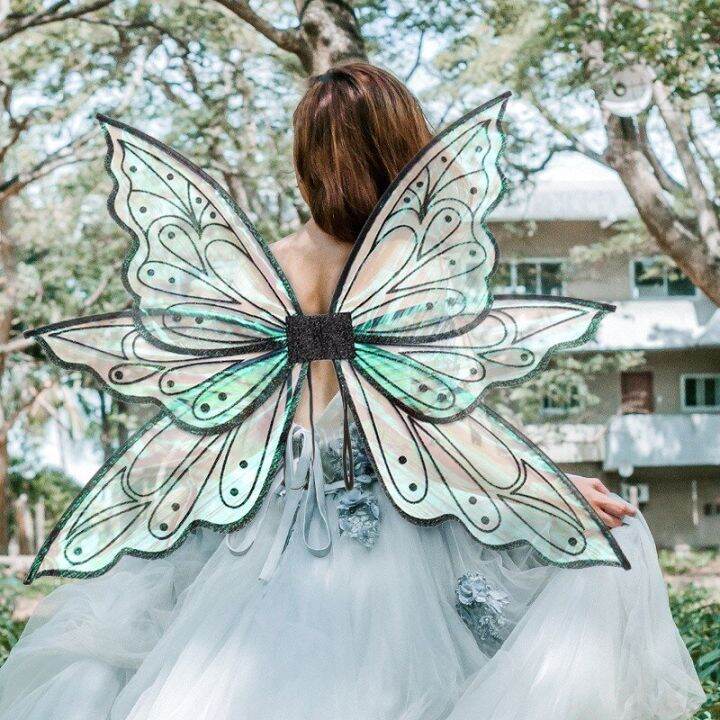 Elf Angel Wings Princess Fairy Wing Cartoon Butterfly Girls Wings