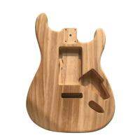 [ammoon]Polished Wood Type Electric Maple Guitar Barrel Body Unfinished กีต้าร์ไฟฟ้า Barrel