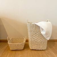 Ivory Basket ตะกร้าถักจากหญ้าแฝก น่ารักแบบว่าไม่ต้องพูดเยอะ