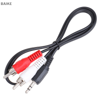 BAIKE 3.5MM JACK MINI plugto 2 RCA MALE STEREO ohono Audio SPEAKER ADAPTER CABLE