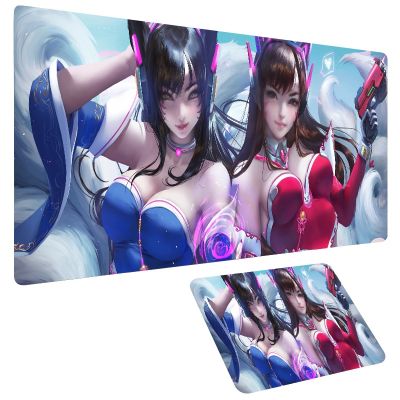 สาวเซ็กซี่ Mousepad Xl อุปกรณ์เครื่องเกม Kda Mausepad แผ่นยาง Mausepad เครื่องเกม Mousepad