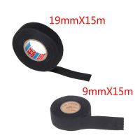15 Meters Fabric Tape Heat-resistant Wiring Harness Tape Looms Wiring Harness Cloth Fabric Tape Adhesive For Cable Protection Adhesives  Tape