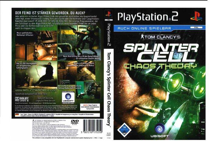 splinter cell chaos theory playstation 2