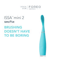 FOREO ISSA Mini 2 Sensitive - Summer Sky แปรงสีฟันไฟฟ้า ฟอริโอ้ อิซซ่า มินิ 2 สีเขียว (หัวแปรงซิลิโคน)