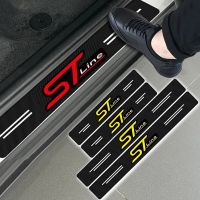 bjh♚卐  4pcs Stline line 3 MK4 C-MAX 5 2 MK2 MK3 Mondeo Kuga Car Door Sill