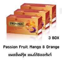 Twinings Passion Fruit Mango &amp; Orange Tea ชาทไวนิงส์ แพชชั่นฟรุ๊ต แมงโก้&amp;ออเร้นจ์ 3 กล่อง