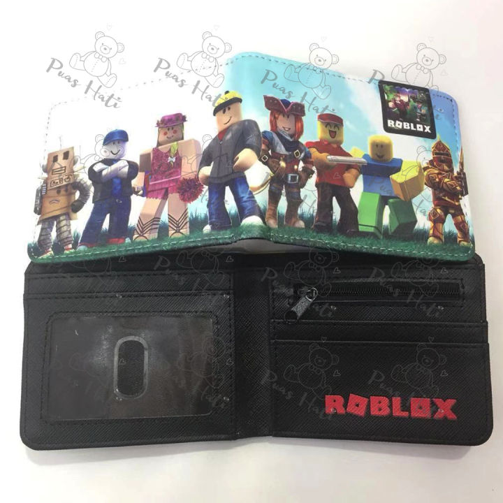 Roblox Boy Leather Wallet - Roblox Boys Wallet, Bi-Fold Cartoon