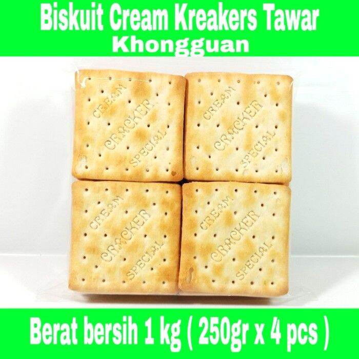 BISKUIT CREAM CREAKERS/ BISKUIT GABIN/ GABIN TAWAR 1 KG - 1/4 Kg ...