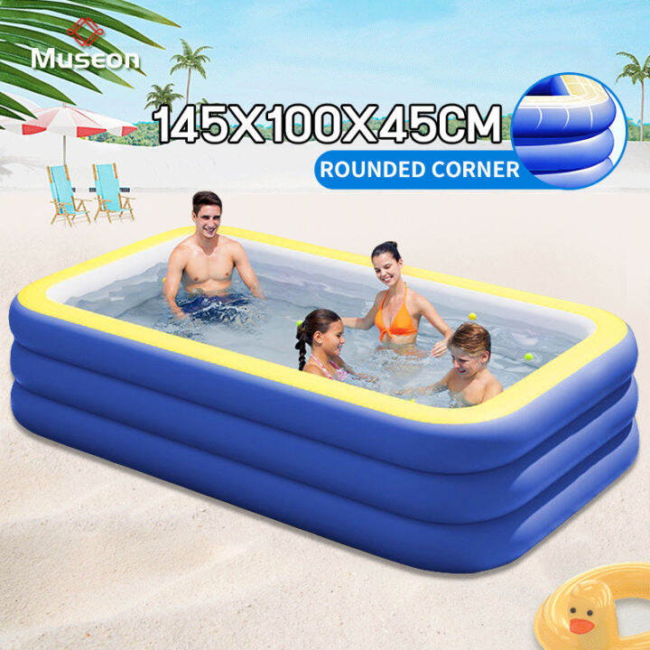 Inflatable swimming pool summer outdoor portable foldable swimming pool ...