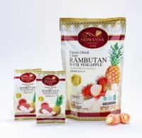 ศรีวรรณา เงาะสอดใส้สับปะรดอบกรอบ 25g (Freeze Dried Crispy Rambutan With Pineapple)