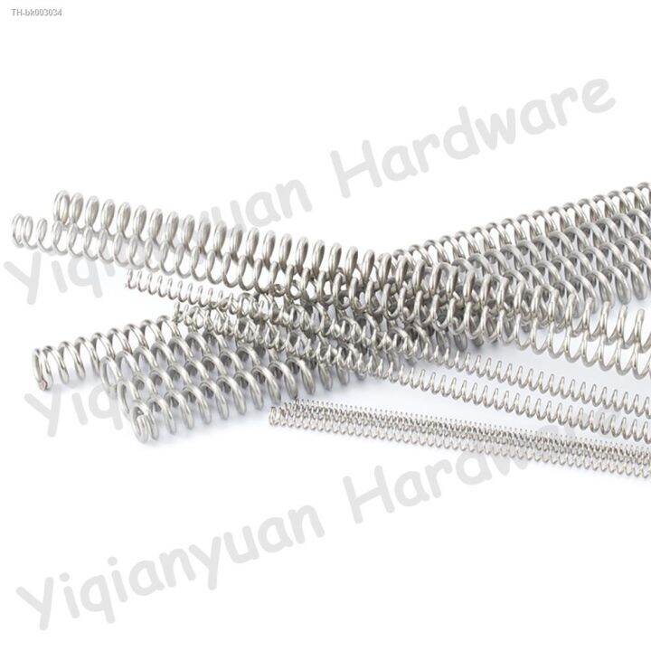 2pcs-wire-diameter-0-8mm-sus304-stainless-steel-compression-spring-free-length-300mm-od-5mm-16mm-ultra-long-pressure-spring