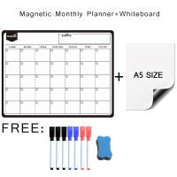 Magnetic Planner Whiteboard Weekly Monthly Calendar Children Board for Kitchen Refrigerator Memo Message Drawing Wall Stickers