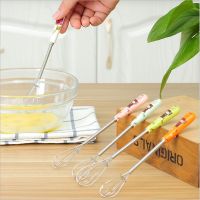 Ceramic Manual Mixer Egg Beater Stainless Steel Whisk Hand Blender Egg Cream Stirring Kitchen Tools Mini Handheld Egg Beater