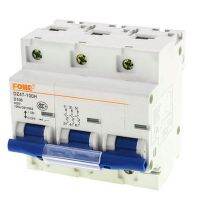 [HOT ZHKKZZLWWG 510] 3.5ซม. DIN Rail ติดตั้ง DZ47-100H D100 AC 400V 4 Pole Circuit Breaker