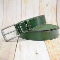 Men Belt Cow Leather Black/blue/coffee/white/green/red Alloy Pin Buckle Designer Belts for Man 3.8CM Width Waist Belt 100-130CM Belts