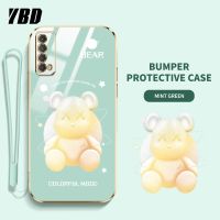 เคสโทรศัพท์ YBD สำหรับ Huawei Y7A Y6P Y8P 2020 Y9S Huawei Enjoy 20 SE เพลิดเพลินไปกับเคสโทรศัพท์นิ่มโปร่งใสการ์ตูนไ พร้อมกรอบป้องกันกล้องเลนส์คลุมทั้งหมด