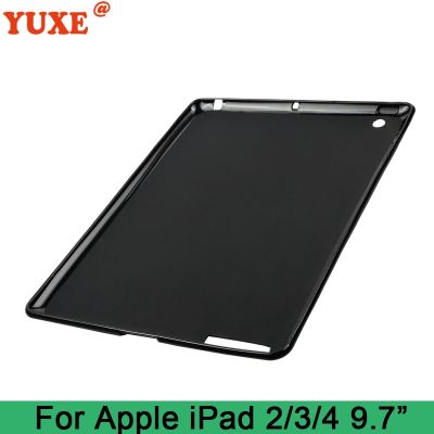 （A LOVABLE）แท็บเล็ตสำหรับ iPad 2/3/4 9.7นิ้ว A1395 A1396 A1416 A1430 A1460 A1459ฝาครอบซิลิโคน Fundas Anti Drop Back สำหรับ Ipad 9.7 Quot;