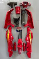 ชุดสี CRYSTAL RC110K 12 ชิ้น ติดลาย ฟรีค่าส่ง มีตัวเลือกสี SUZUKI คริสตัล เปลือก ABS เฟรมรถ แฟริ่ง กาบรถ ไฟเบอร์ กรอบรถ ตามรูป